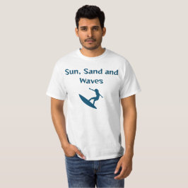 Camiseta T-Shirt Sun, Sand e Waves