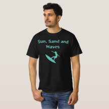 T-Shirt Sun, Sand e Waves