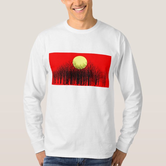 Camiseta T-shirt sunset (Frente)
