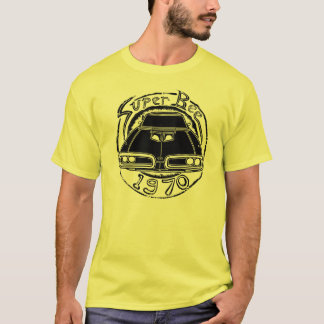 Camiseta T-shirt super do gráfico da abelha de 1970 Dodge