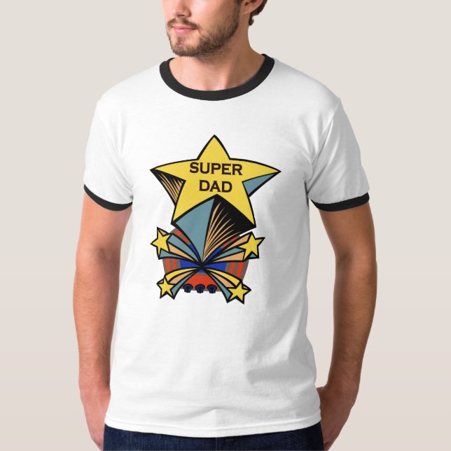Camiseta T-shirt super do pai (Frente)