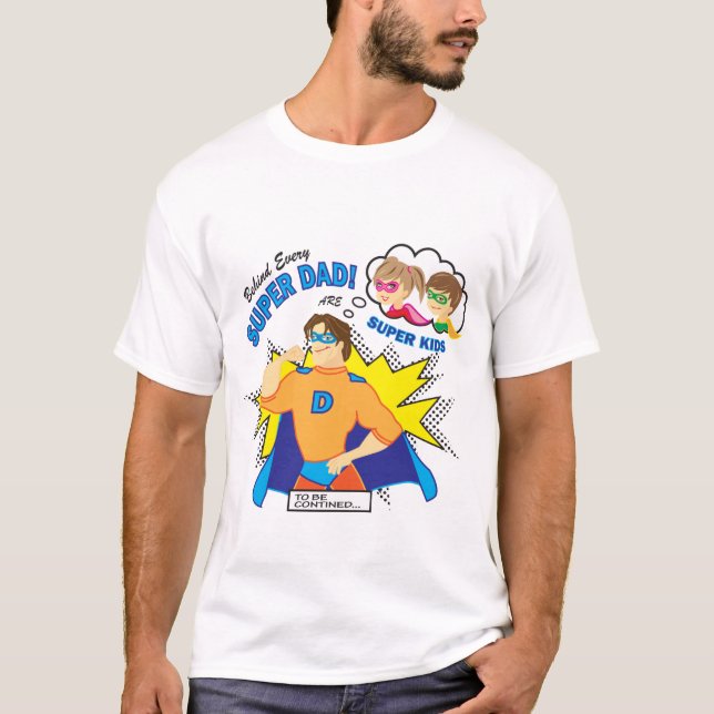 Camiseta T-shirt super do pai (Frente)