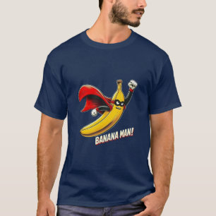Camiseta T-Shirt Super-Herói Banana Man