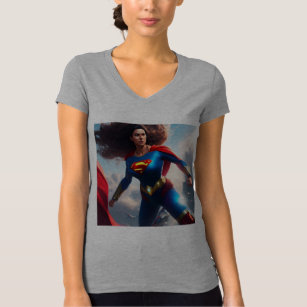 Camiseta T-Shirt,super mulher,t-shirt Joli,Heerlijk T-shir