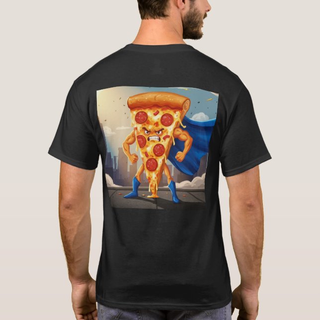 Camiseta T-shirt Super Pizza (Verso)