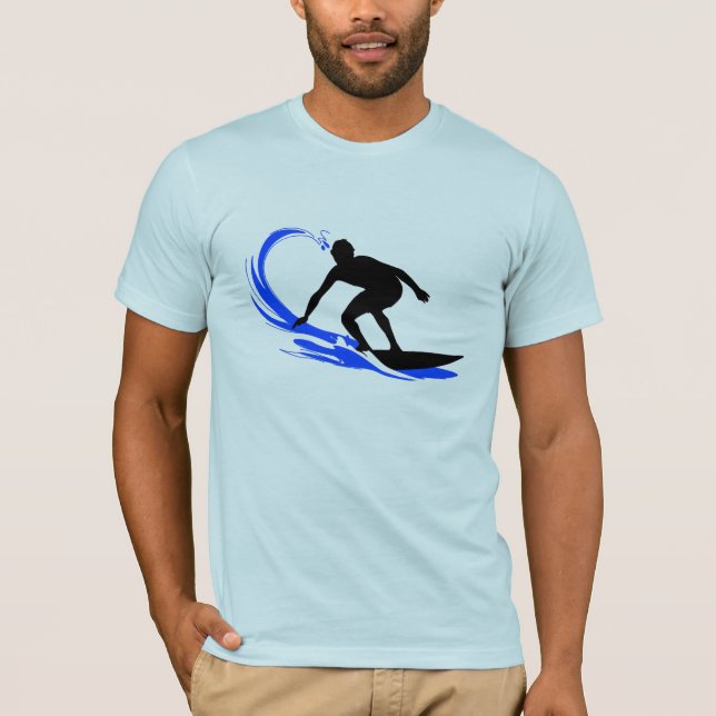 Camiseta T-shirt surfando da onda (Frente)