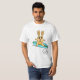 Camiseta T-shirt surfando do coelho (Frente Completa)