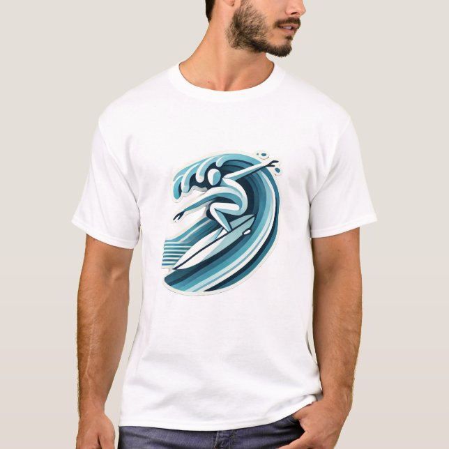 Camiseta T-shirt surfatória (Frente)