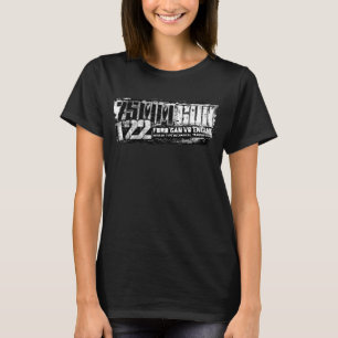 Camiseta T-Shirt T22 com arma de 75 mm