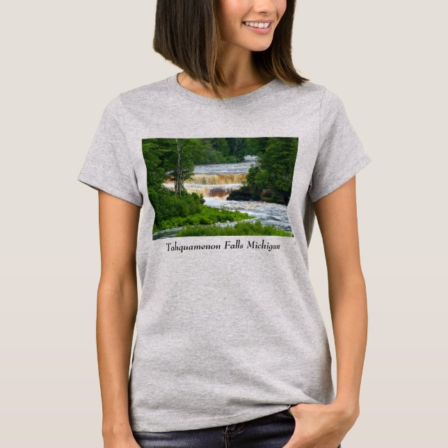Camiseta T-shirt Tahquamenon Lower Falls (Frente)