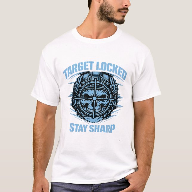 Camiseta T-shirt Target Locked Tactical Skull (Frente)