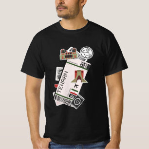 Camiseta T Shirt tehran iran persia viagem
