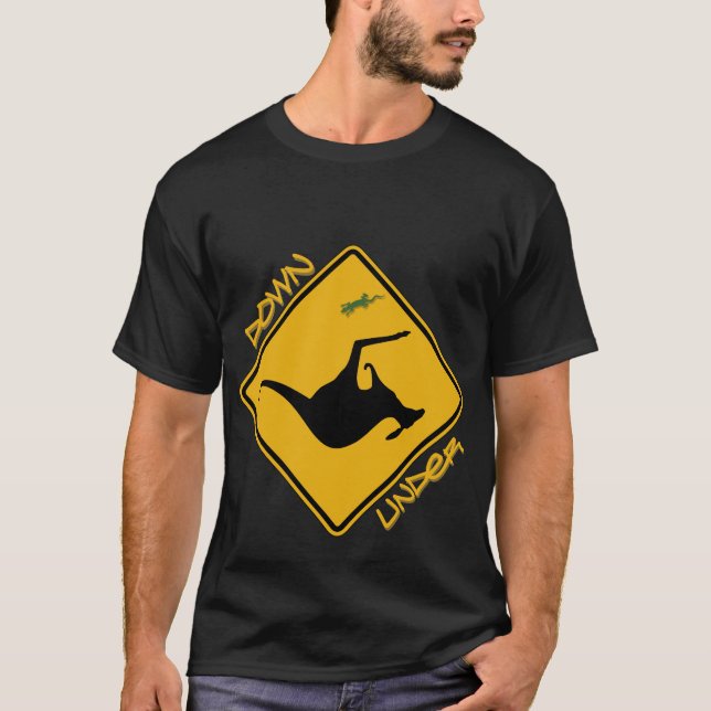 Camiseta T-shirt temático australiano engraçado (Frente)
