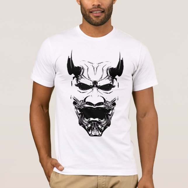 Camiseta T-shirt temível de Oni (Frente)