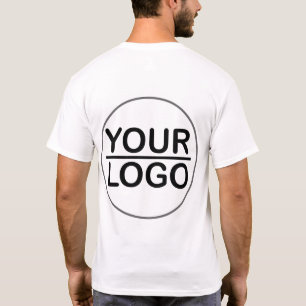 Camiseta T-shirt tênis de mesa com logotipo na parte trasei