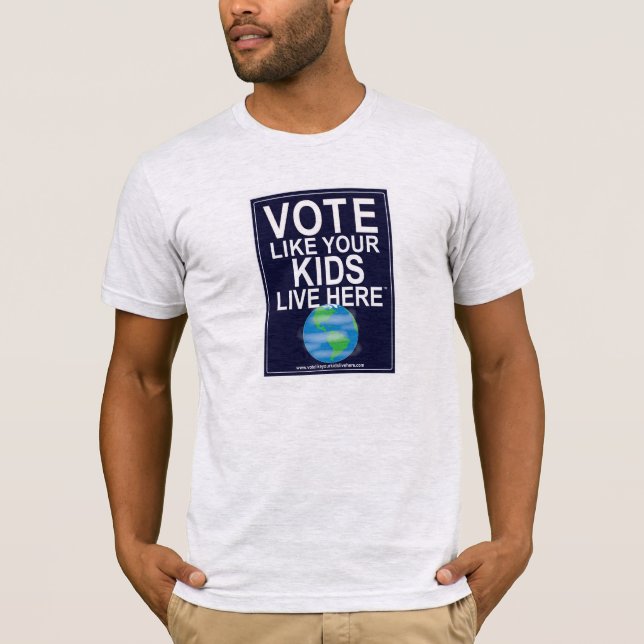 Camiseta T-shirt (terra dos desenhos animados) - vote como (Frente)