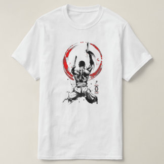 Camiseta T - Shirt Test-Taiko-Drummer weiß