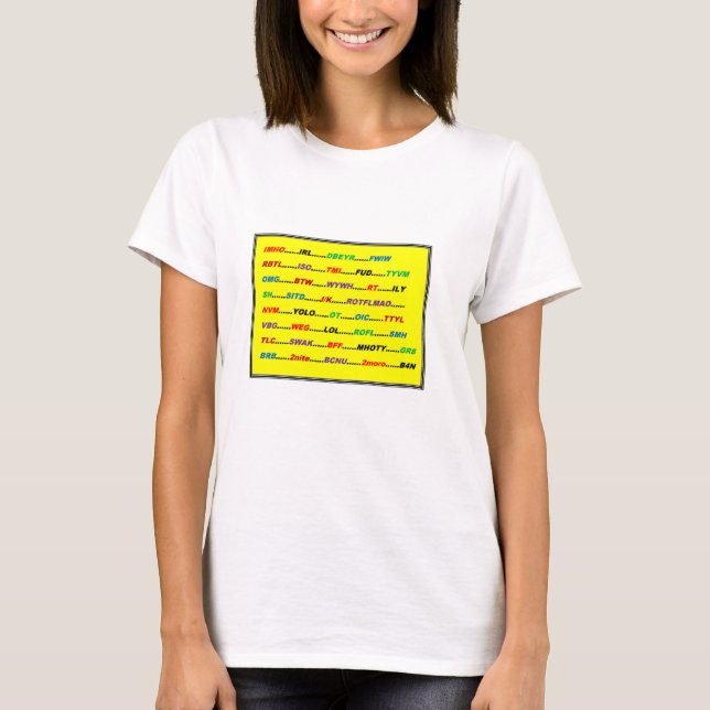 Camiseta T-shirt TEXTING (Frente)