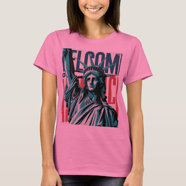 Camiseta T-shirt the Statue of Liberty (Frente)