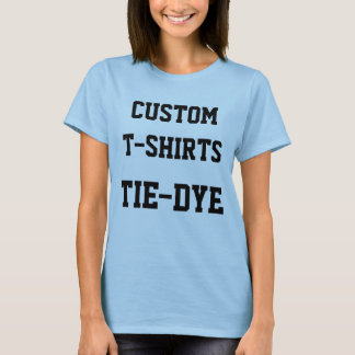 Camiseta T-SHIRT TIE-DYE para mulheres personalizadas