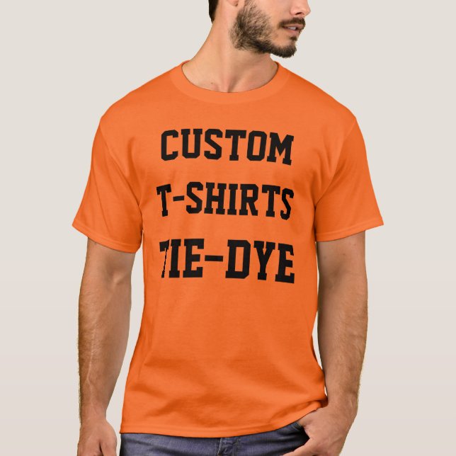 Camiseta T-SHIRT TIE-DYE personalizado masculino (Frente)