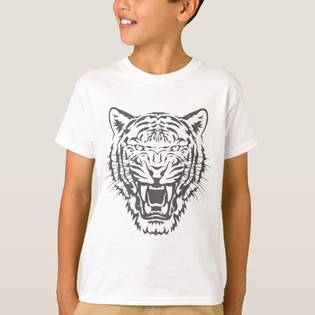 Camiseta T-Shirt Tiger em Raio (Frente)