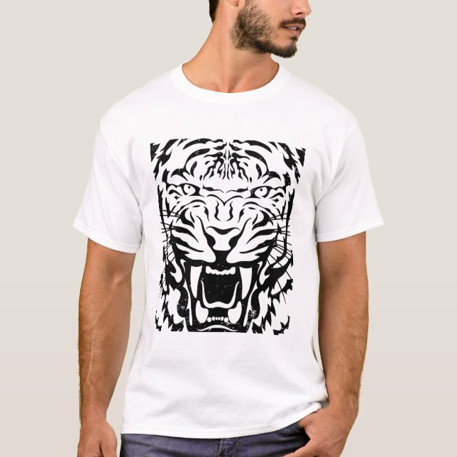 Camiseta T-Shirt Tiger em Raio (Frente)