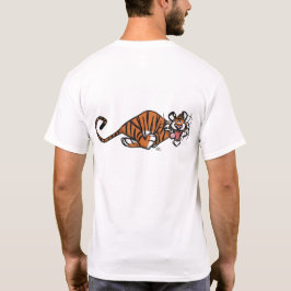 Camiseta T-shirt Tigre de Cartoon Running (dorso)