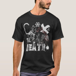 Camiseta T-Shirt Til Death Skull Gótica Festa de S