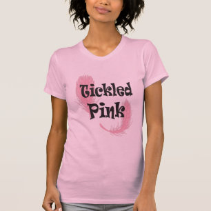 Camiseta T-shirt tingida de mulheres rosa