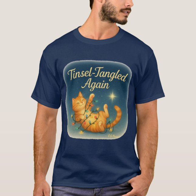 Camiseta T-Shirt Tinsel-Tangled Again (Frente)
