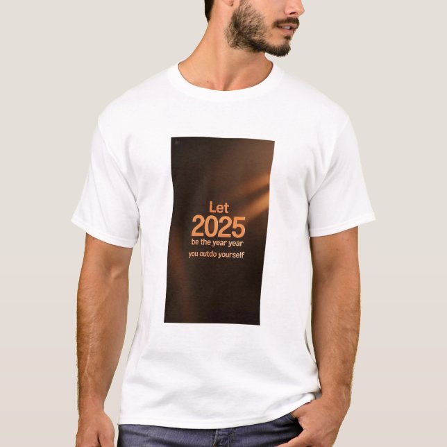 Camiseta T-shirt tipográfica dupla e simples (Frente)