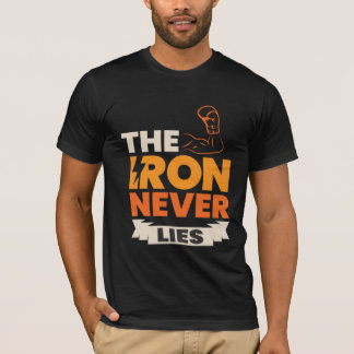 Camiseta T-shirt tipográfica para o Gym e a Malhação