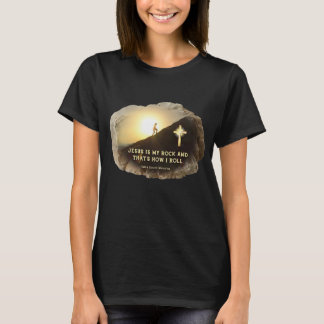 Camiseta T-Shirt - Título: Jesus is My Rock