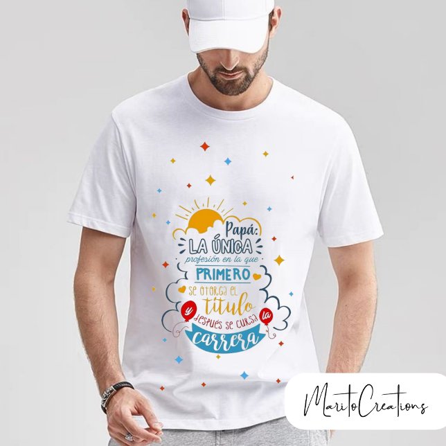 Camiseta T-shirt to celebrate Father's Day with Dad (Criador carregado)