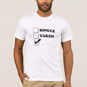 Camiseta T-shirt tomado solteiro da caixa de seleção