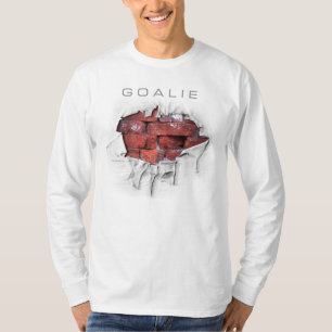 Camiseta T-Shirt Torn Brick Wall Goalie (Futebol)