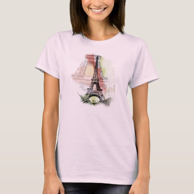 Camiseta T-Shirt Torre Eiffel (Frente)
