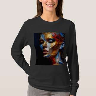 Camiseta T-Shirt Trabalho de arte 27 de longo alcance, de u