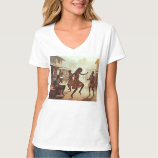 Camiseta T-shirt tradicional de dança