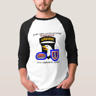 Camiseta T-SHIRT TRANSPORTADO POR VIA AÉREA da 187TH