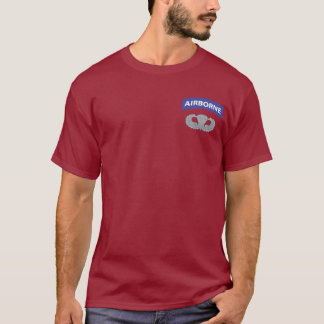 Camiseta T-shirt transportados por via aérea do Parachutist