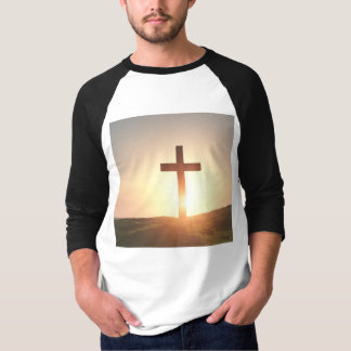 Camiseta T-shirt transversal de madeira