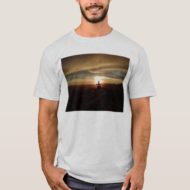 Camiseta T-shirt transversal do missionário (Frente)