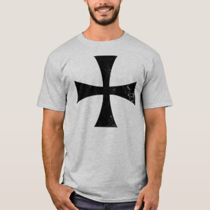 Camiseta T-shirt transversal preto de Templar dos