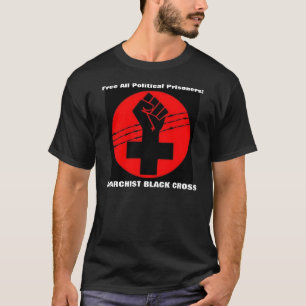 Camiseta t-shirt transversal preto do anarquista