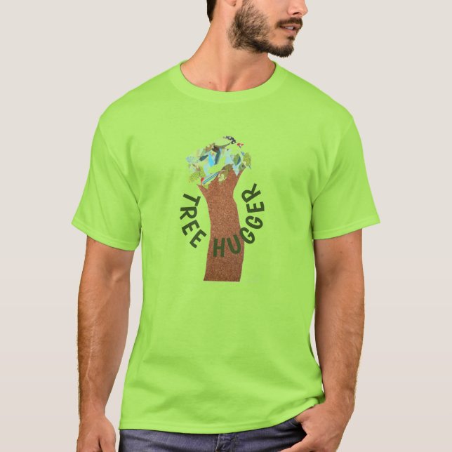 Camiseta T-Shirt TREE HUGGER (Frente)