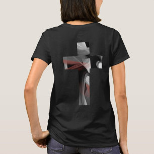 Camiseta T-Shirt Trend Abstrato Black White Powdery