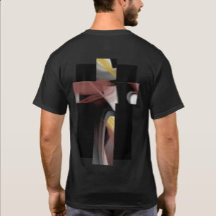 Camiseta T-Shirt Trend Abstrato Black White Powdery