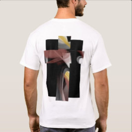 Camiseta T-Shirt Trend Abstrato Black White Powdery